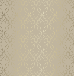 Art deco metallic print