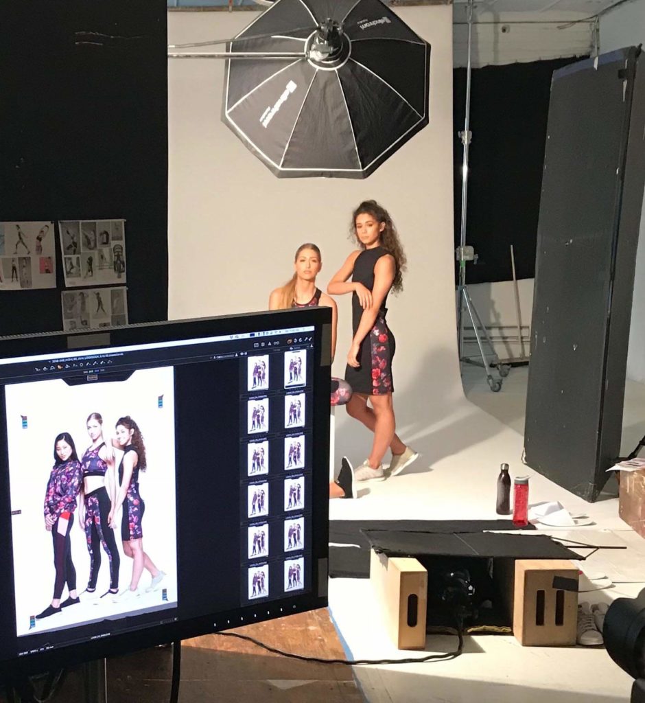 Avia photo shoot behind the scenes