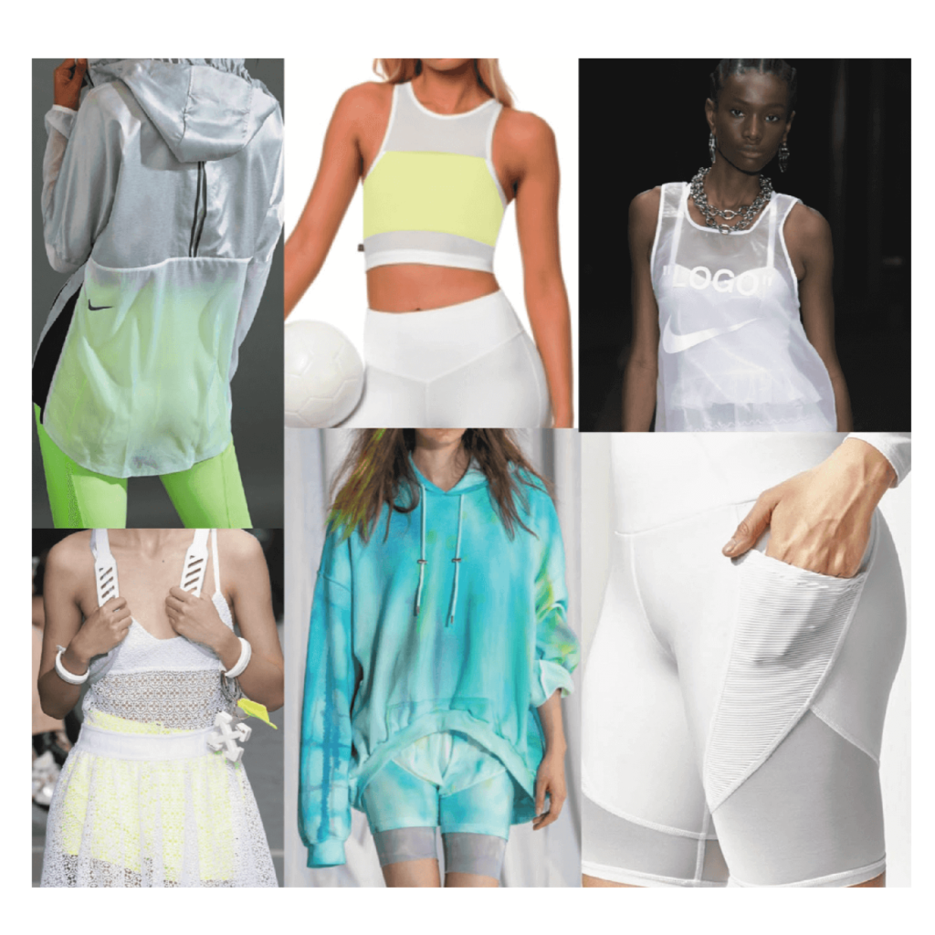 Activewear trend board