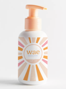 Wae Suncreen graphic design