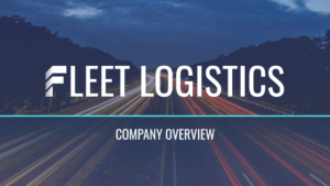 Presentation deck custom template for Fleet Logistics